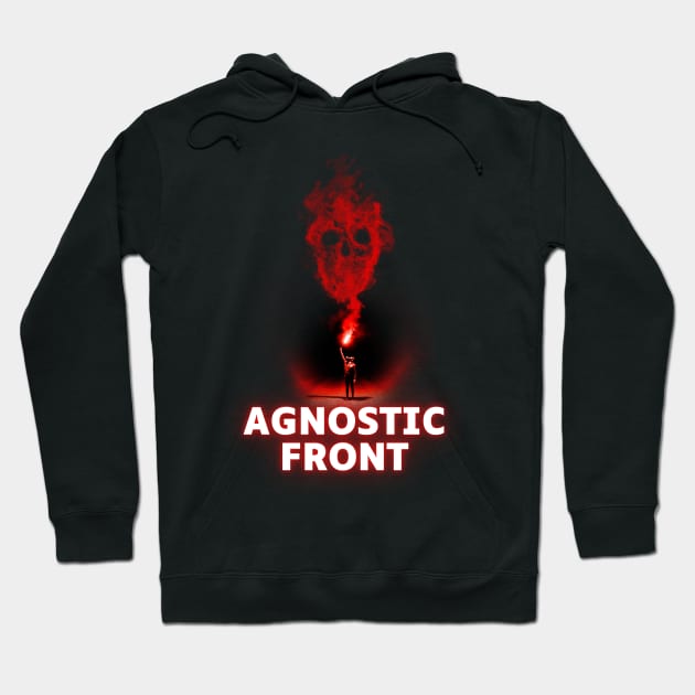 agnostic front ll flame on Hoodie by pesidsg